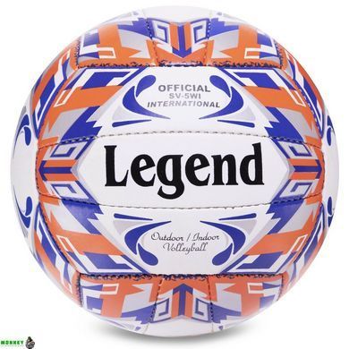 Мяч волейбольный LEGEND VB-3125 Белый-желтый-черный №5 PU