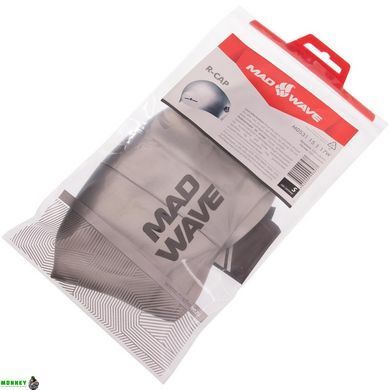 Шапочка для плавания MadWave R-CAP FINA Approved M053115 Серый S