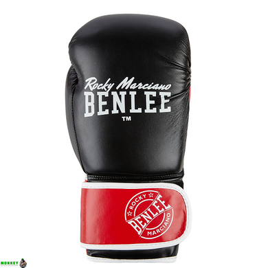 Перчатки боксерские Benlee CARLOS 10oz /PU/черно-красно-белые