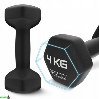 Гантели виниловые 4FIZJO 2 x 4 кг 4FJ0209