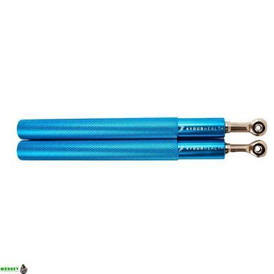 Скакалка швидкісна 4yourhealth Jump Rope Premium 3м металева на підшипниках 0200 Блакитна