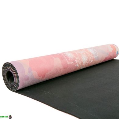 Коврик для йоги Замшевый Record FI-5662-45 размер 183x61x0,3см лиловый