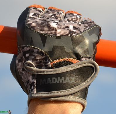 Перчатки для фитнеса MadMax MFG-831 Mti 83.1 Grey/Digital Camo L