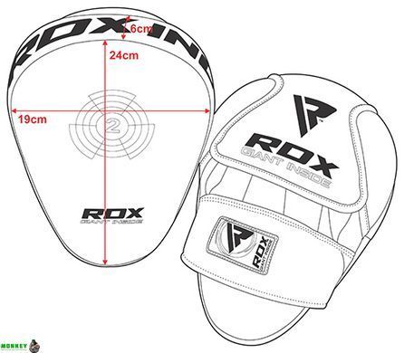 Лапи боксерські RDX Multi Red