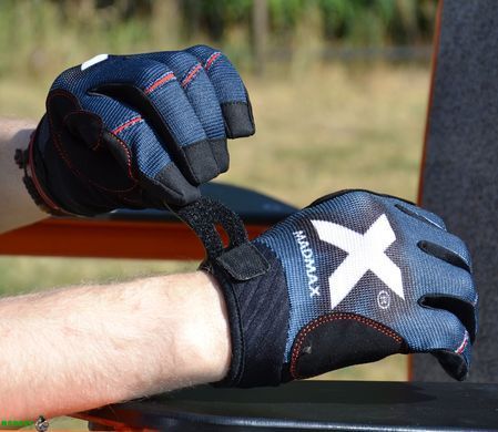 Перчатки для фитнеса MadMax MXG-102 X Gloves Black/Grey/White L