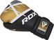 Боксерские перчатки RDX F7 Ego Black Golden 10 унций (капа в комплекте)