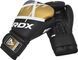 Боксерские перчатки RDX F7 Ego Black Golden 10 унций (капа в комплекте)