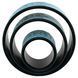 Колесо для йоги набор 3шт SP-Sport Fit Wheel Yoga FI-0086 Черный