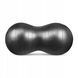 М'яч для фітнесу (арахіс) 4FIZJO Air Ball Peanut 45 x 90 см Anti-Burst Black (P-5907739312938)