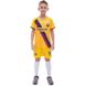 Форма футбольна дитяча з символікою футбольного клубу SP-Sport BARCELONA MESSI 10 виїзна 2020 CO-1070 зріст 116-165 см жовтий