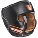 Шолом боксерський з повним захистом шкіряний VELO VL-2219 М-XL кольори в асортименті