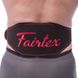 Пояс атлетический кожаный FAIRTEX 161079 ширина-15см размер-S-XL черный