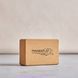 Блок для йоги PowerPlay PP_4006 з пробкового дерева Cork Yoga Block (1шт.)