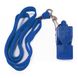 Свисток арбітра пластиковий зі шнурком Meta Whistle plastic classic with lanyard синій Уні OFSM