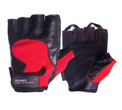 Перчатки для фитнеса и тяжелой атлетики PowerPlay 2154 черно-красные XL