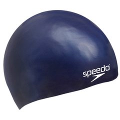 Шапка для плавания Speedo MOULDED SILIC CAP JU темно-синий Дет OSFM