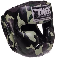 Шолом боксерський з повним захистом шкіряний TOP KING Empower Camouflage TKHGEM-03 S-XL кольори в асортименті