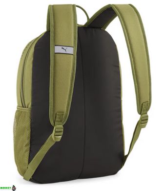 Рюкзак Puma Phase Backpack II 21L черный, хаки Уни 30,5x14x45 см