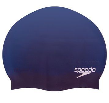Шапочка для плавання SPEEDO PLAIN FLAT SILICONE CAP 8709910011 темно-синій