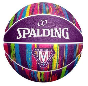 Мяч баскетбольный Spalding Marble Ball фиолетовый