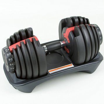Гантель наборный 24кг 1шт LiveUp ADJUSTABLE DUMBBELL