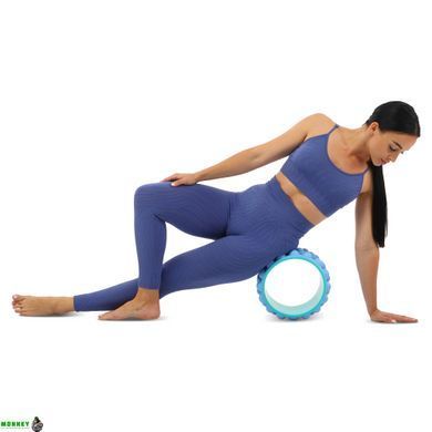Колесо для йоги масажне Wheel Yoga SP-Sport FI-6205 Чорний