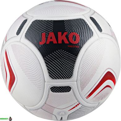 М'яч футбольний Jako Fifa Prestige Qulity Pro білий, чорний, бордовий Уні 5