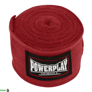 Бинты для бокса PowerPlay 3046 красные (4м)