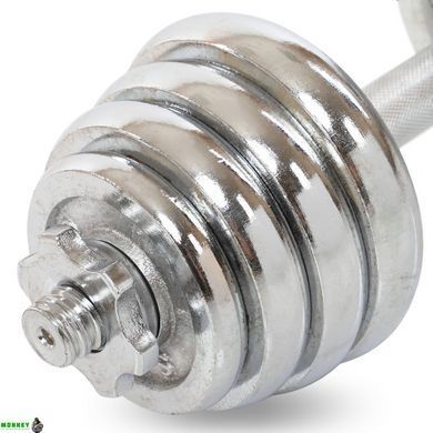 Гантели разборные хромированные SP-Sport TA-80002-20 2шт по 10кг