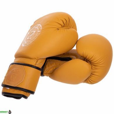 Рукавички боксерські шкіряні Zelart VL-3074 Синій 10 унцій 8-14 унцій