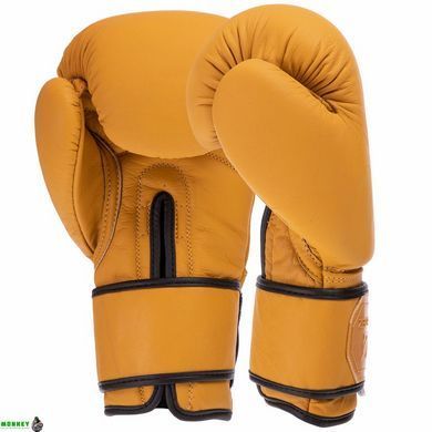 Рукавички боксерські шкіряні Zelart VL-3074 Синій 10 унцій 8-14 унцій