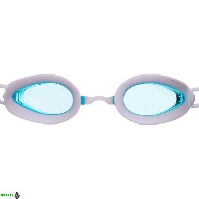 Очки для плавания MadWave HONEY M042718 Голубой-белый