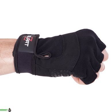 Перчатки спортивные Zelart SB-161567 Черный M черный