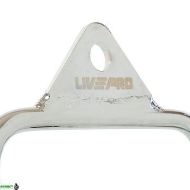 Рукоятка для тяги закрытая обрезиненная LiveUp LP8192D хром