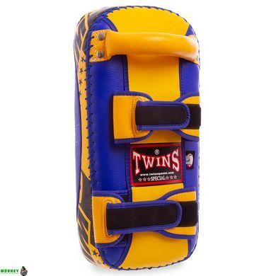 Пади для тайського боксу Тай-педи TWINS KPL2-L Чорний-оранжевий 20x41x6см 1шт