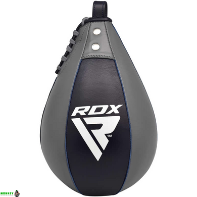 Пневмогруша боксерська RDX Leather Pro Blue S без кріплення