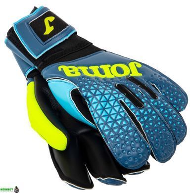 Перчатки вратарские Joma PREMIER 401195-301 (латекс, Черный-синий-желтый 10 размер)