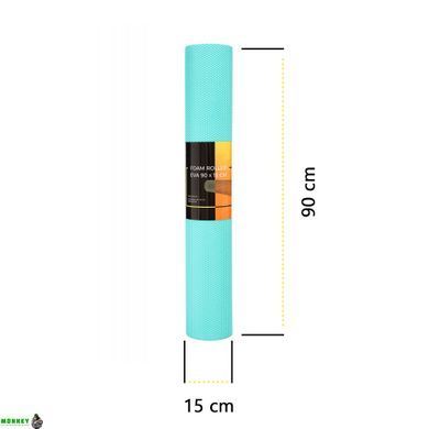 Масажний ролик Cornix EVA+ 90 x 15 см (валик, роллер) XR-0315 Mint