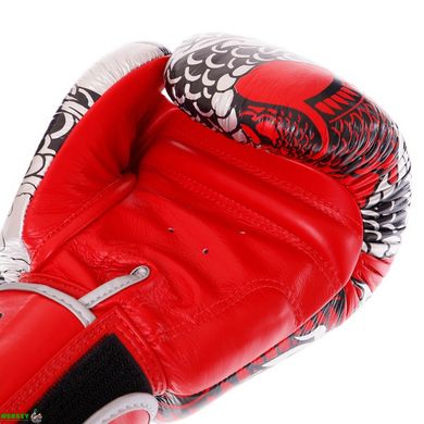 Перчатки боксерские кожаные TWINS FBGVL3-52 NAGAS 10-14унций цвета в ассортименте