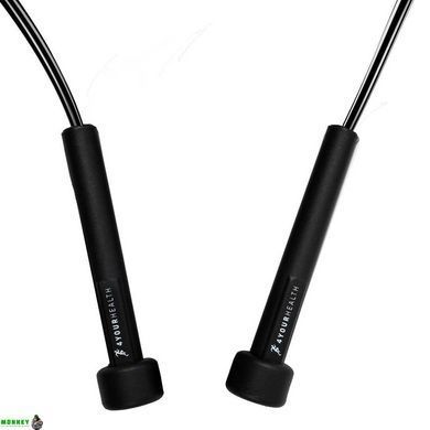 Скакалка 4yourhealth Crossfit Fitness Basic 275cm. регульована 0170 Чорна