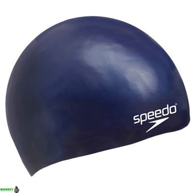 Шапка для плавания Speedo MOULDED SILIC CAP JU темно-синий Дет OSFM