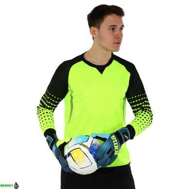 Перчатки вратарские Joma PREMIER 401195-301 (латекс, Черный-синий-желтый 10 размер)