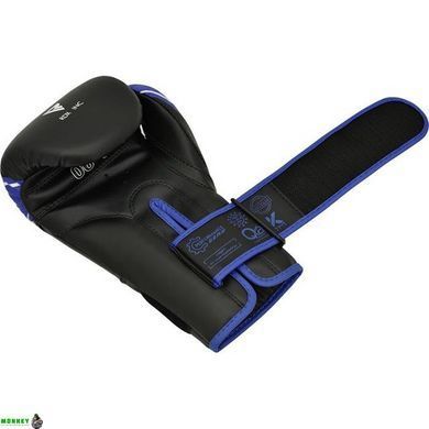 Боксерські рукавиці RDX 4B Robo Kids Blue/Black 6 унцій (капа в комплекті)