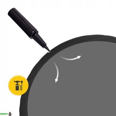 Мяч для фитнеса (фитбол) 4FIZJO 85 см Anti-Burst 4FJ0028 Black