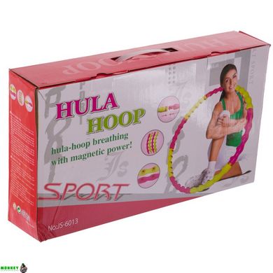 Обруч массажный Хула Хуп SP-Planeta Hula Hoop SPORT HOOP JS-6013 8 секций