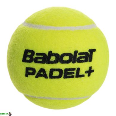 Мяч для падел тенниса BABOLAT PADEL X3 YELLOW BB501045-113 3шт салатовый