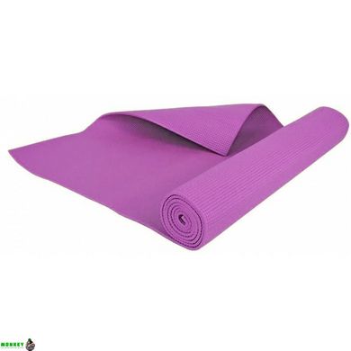 Килимок для йоги та фітнесу Power System PS-4014 Fitness-Yoga Mat Pink