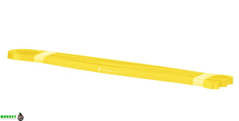 Гумова петля для тренувань 4yourhealth Power Band Level 1 (2-6кг.) жовта (0897)