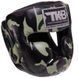 Шлем боксерский с полной защитой кожаный TOP KING EmPower Camouflage TKHGEM-03 Камуфляж зеленый S