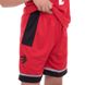 Форма баскетбольная подростковая NB-Sport NBA RAPTORS 2 BA-0970 M-2XL красный-черный